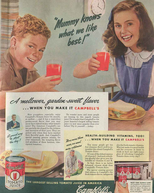 Antique Campbell’s Soup Advertisements (10 Total) – 1920s–1940s – Lot #2