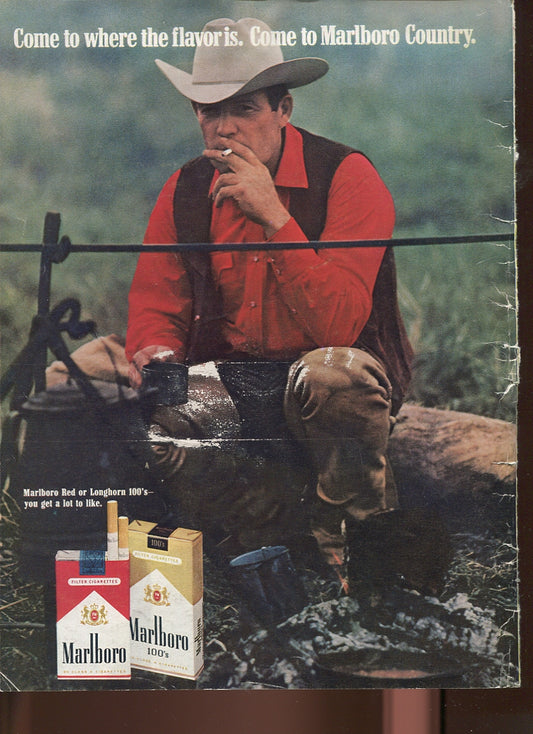Antique Marlboro Cigarette Advertisements – Lot of 20 Original Ads (1958–1988) – Set #2