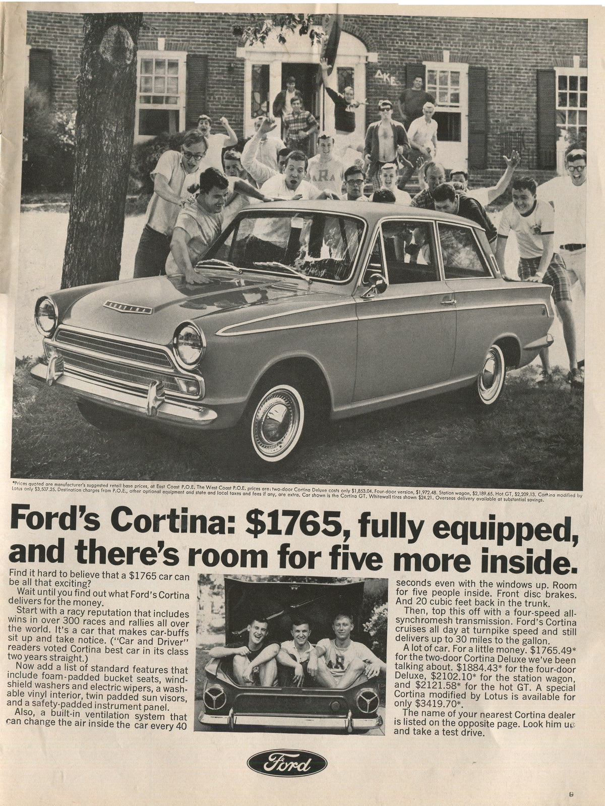 Antique Ford & Mercury Advertisements Collection – 1920s–1980s – 100 Original Vintage Automotive Ads - Lot #1