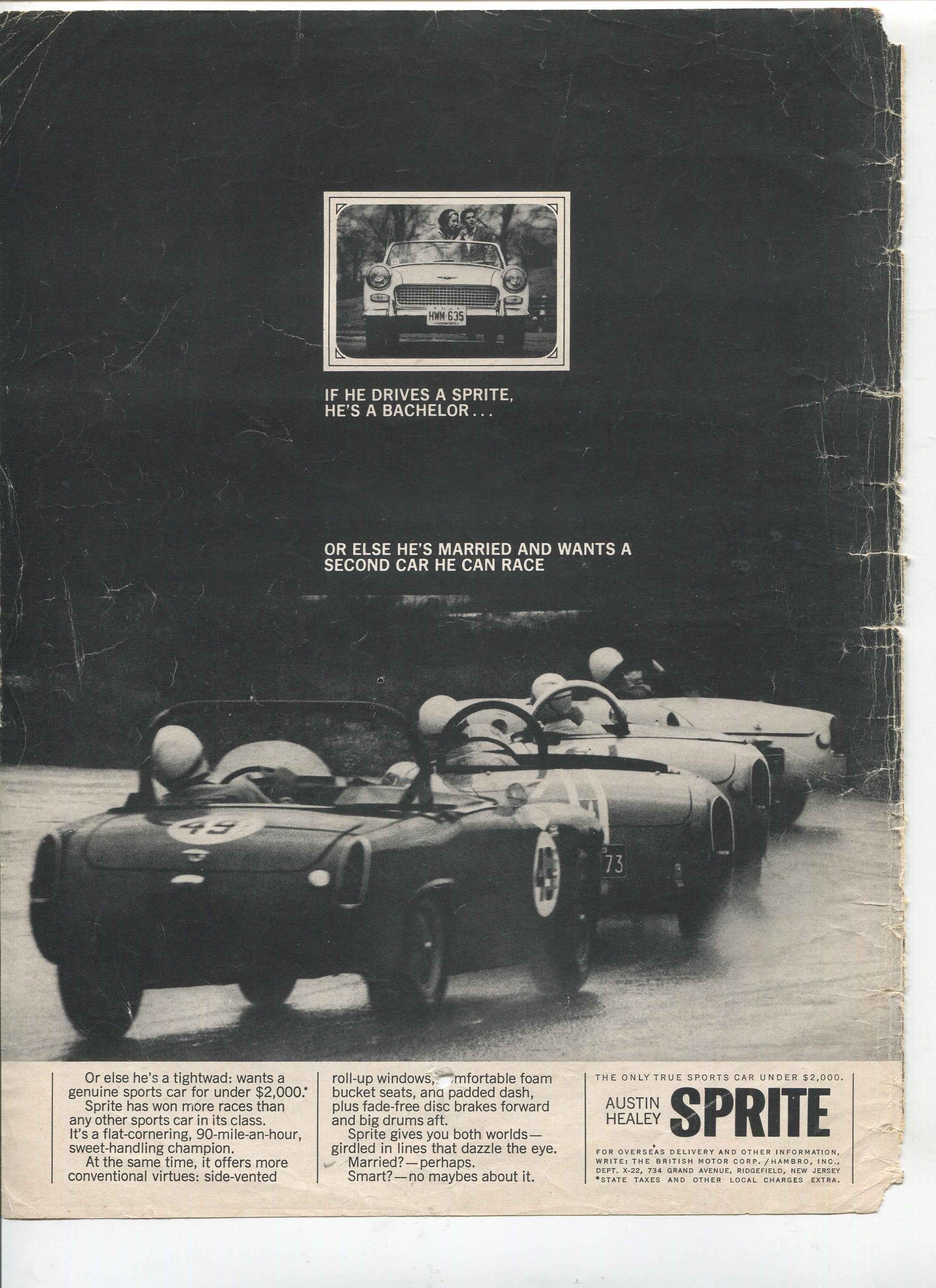 Austin Healey & MG Vintage Automobile Advertisements – Set of 10 (1950s–1970s) - #1