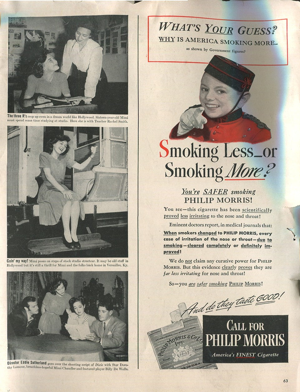 Antique Philip Morris Cigarette Advertisements – Complete 10‑Ad Collection (1940s–1950s) – Lot #2