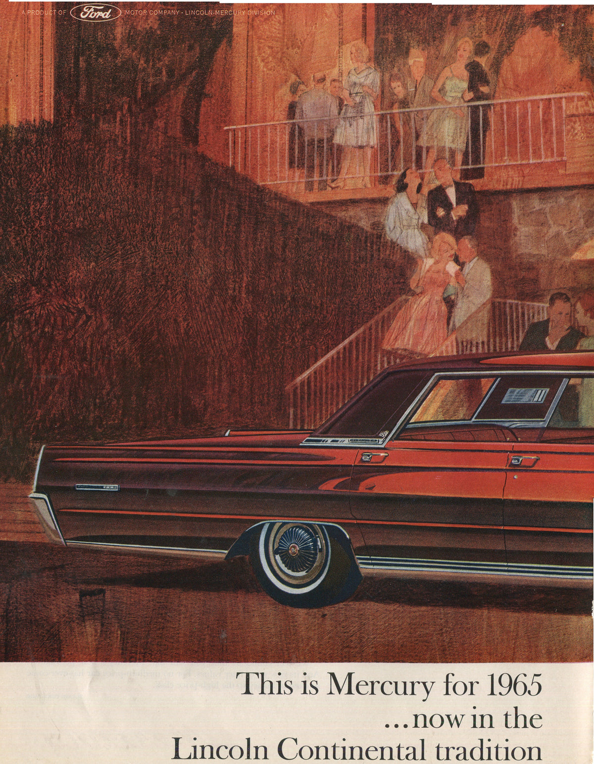 Lincoln & Mercury Vintage Advertising Collection – 60 Original Magazine Ads (1930–1974) – Continental, Capri, Cougar, Montego, Comet & More - Lot #1