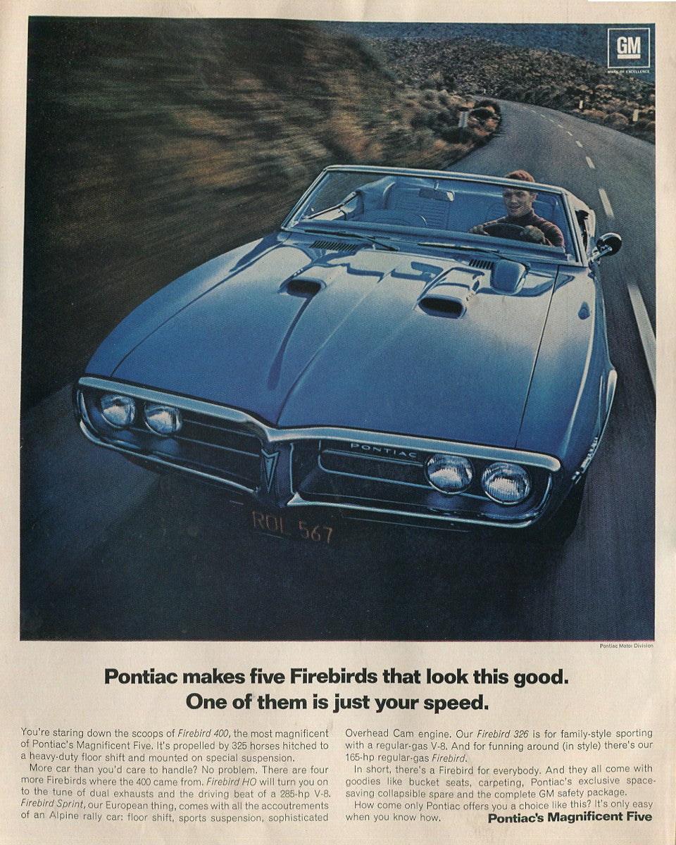 Antique Pontiac Automobile Advertisements – 10‑Piece Vintage Lot (1940s–1960s) – Set #1