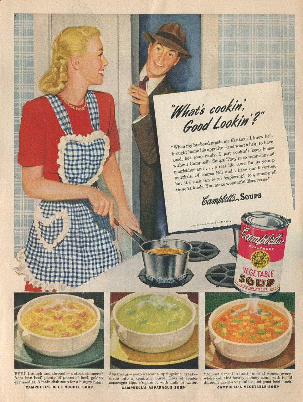 Antique Campbell’s Soup Advertisements – Complete Historical Collection (1927–1971) – 50 Original Vintage Ads - #1