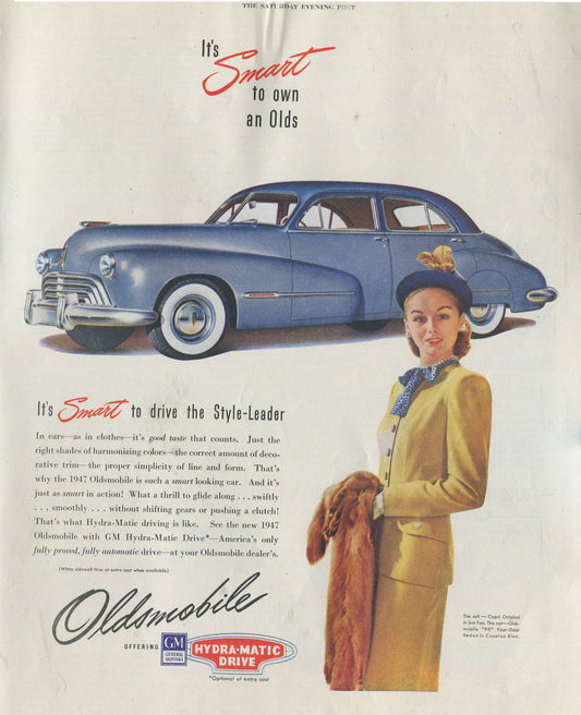 Oldsmobile Vintage Advertisement Collection • 80 Original Ads (1930–1991) • Rocket V8, Futuramic, Cutlass, Toronado & Vista‑Cruiser History - Lot #1