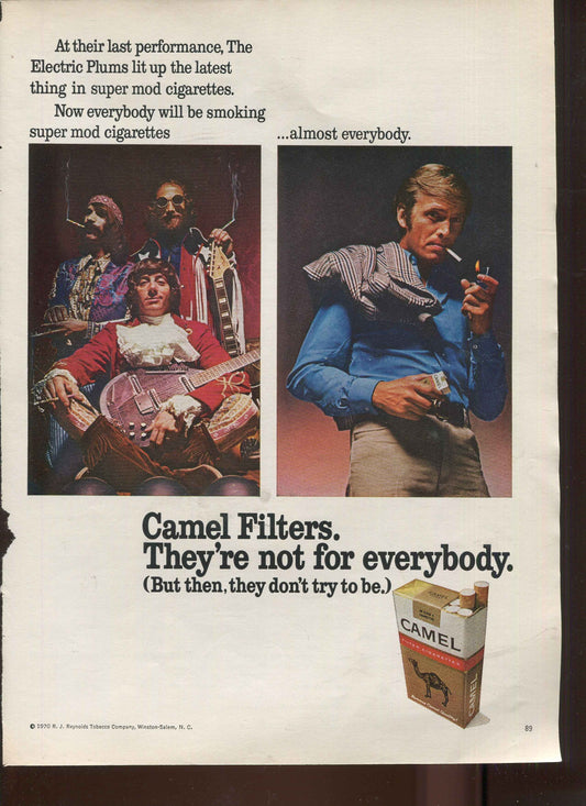 Antique Camel Cigarettes Advertisements (10 Total) – 1930s–1970s – Lot #1