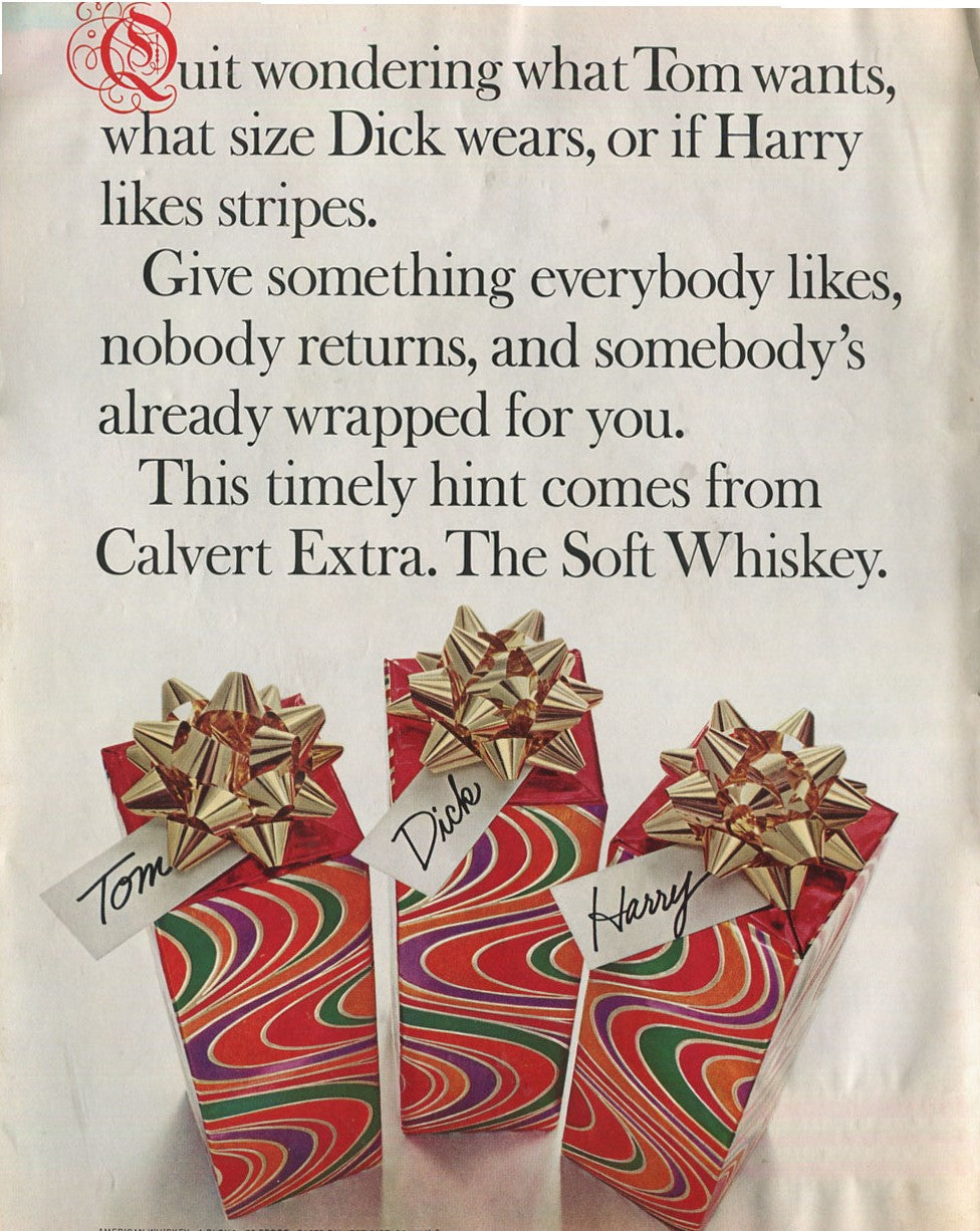Antique Advertisements – Calvert Family of Ads (1941–1972) – Master Lot of 40 Ads - Lot #1