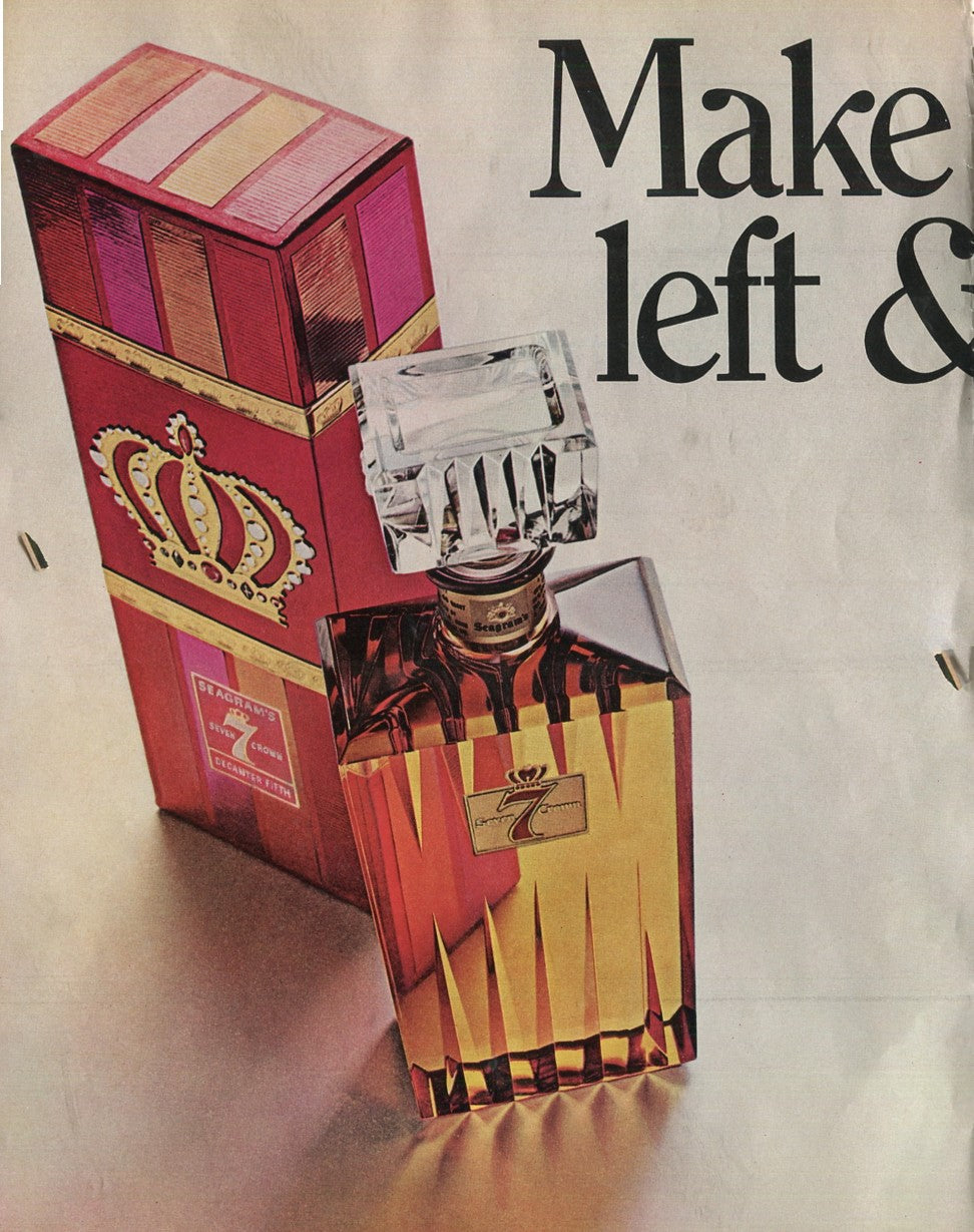 Antique Seagram’s Whiskey Advertisements – 50‑Ad Master Collection (1937–1972) – Canadian, American & Scotch – Historical Lot