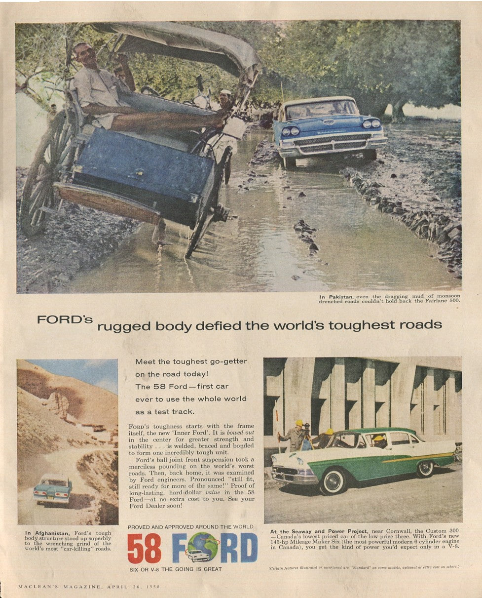 Antique Ford & Mercury Advertisements Collection – 1920s–1980s – 100 Original Vintage Automotive Ads - Lot #1