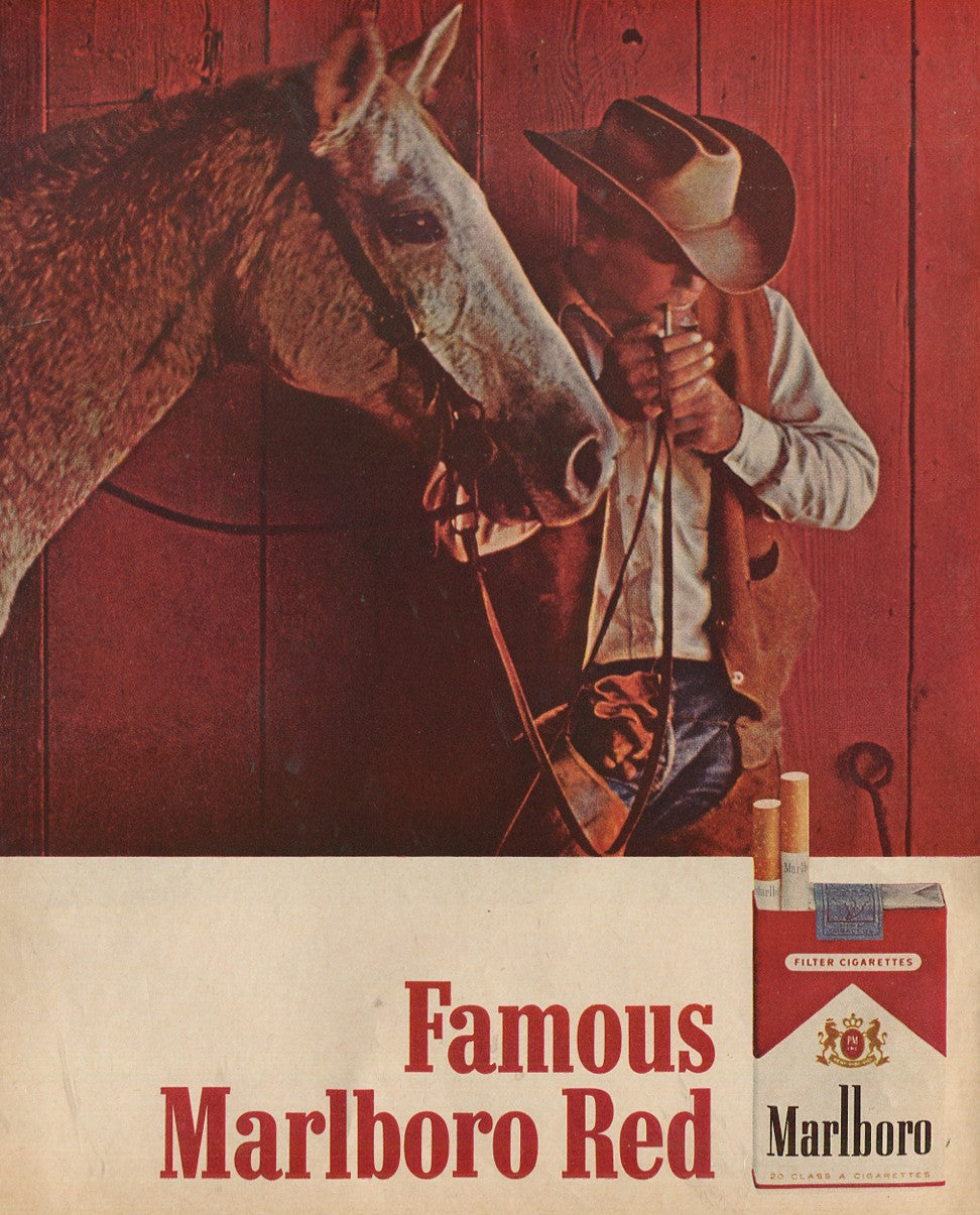 Antique Marlboro Cigarette Advertisements – 20‑Piece Collector’s Set (1958–1988) – #1
