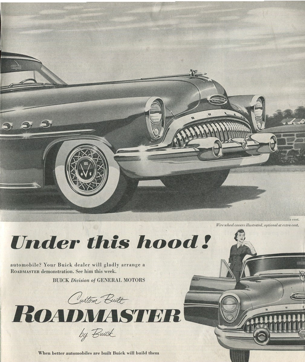 Antique Buick Advertisements – 20 Original GM Ads (1925–1972) – Lot #1