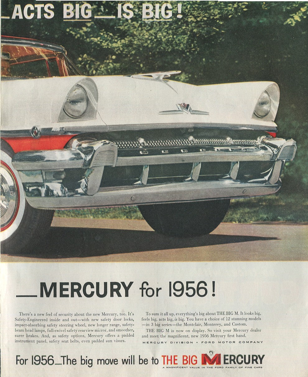 Antique Ford & Mercury Advertisements Collection – 1920s–1980s – 100 Original Vintage Automotive Ads - Lot #1
