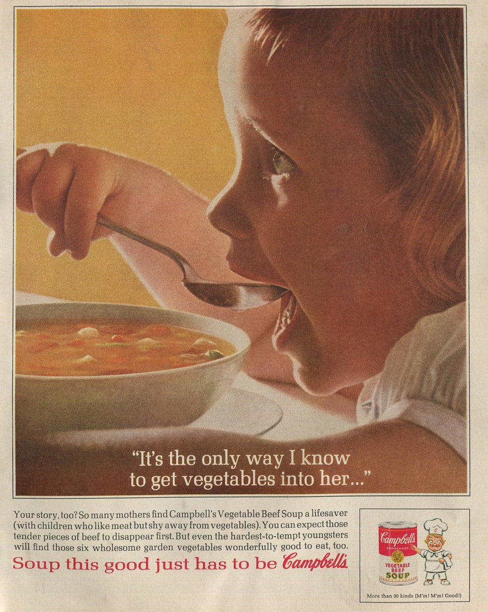 Antique Campbell’s Soup Advertisements – Complete Historical Collection (1927–1971) – 50 Original Vintage Ads - #1