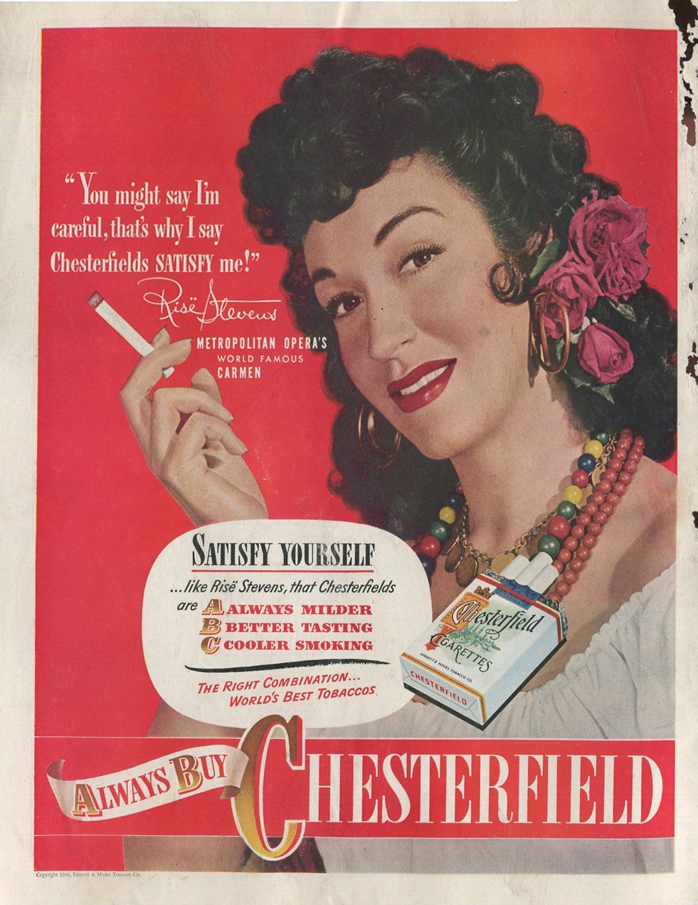 Antique Advertisements – Chesterfield Family of Ads – 20‑Piece Collector’s Set (1937–1965) – Lot #3