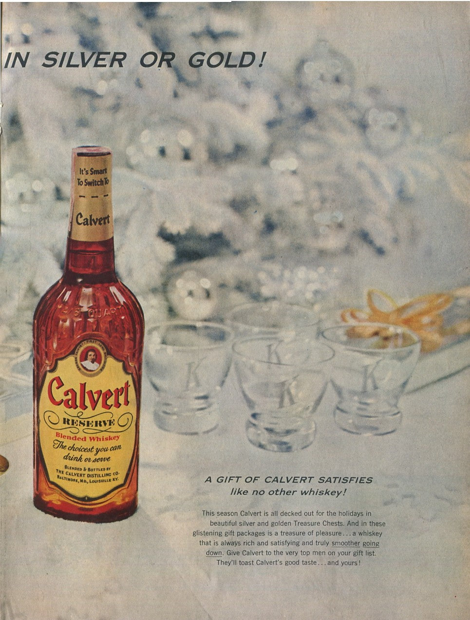 Antique Advertisements – Calvert Family of Ads (1941–1972) – Master Lot of 40 Ads - Lot #1