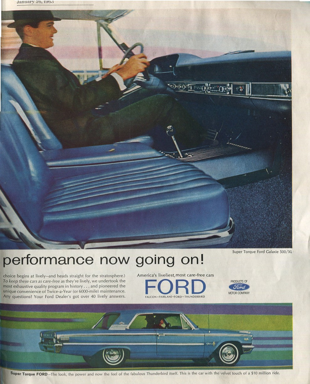 Antique Ford & Mercury Advertisements Collection – 1920s–1980s – 100 Original Vintage Automotive Ads - Lot #1