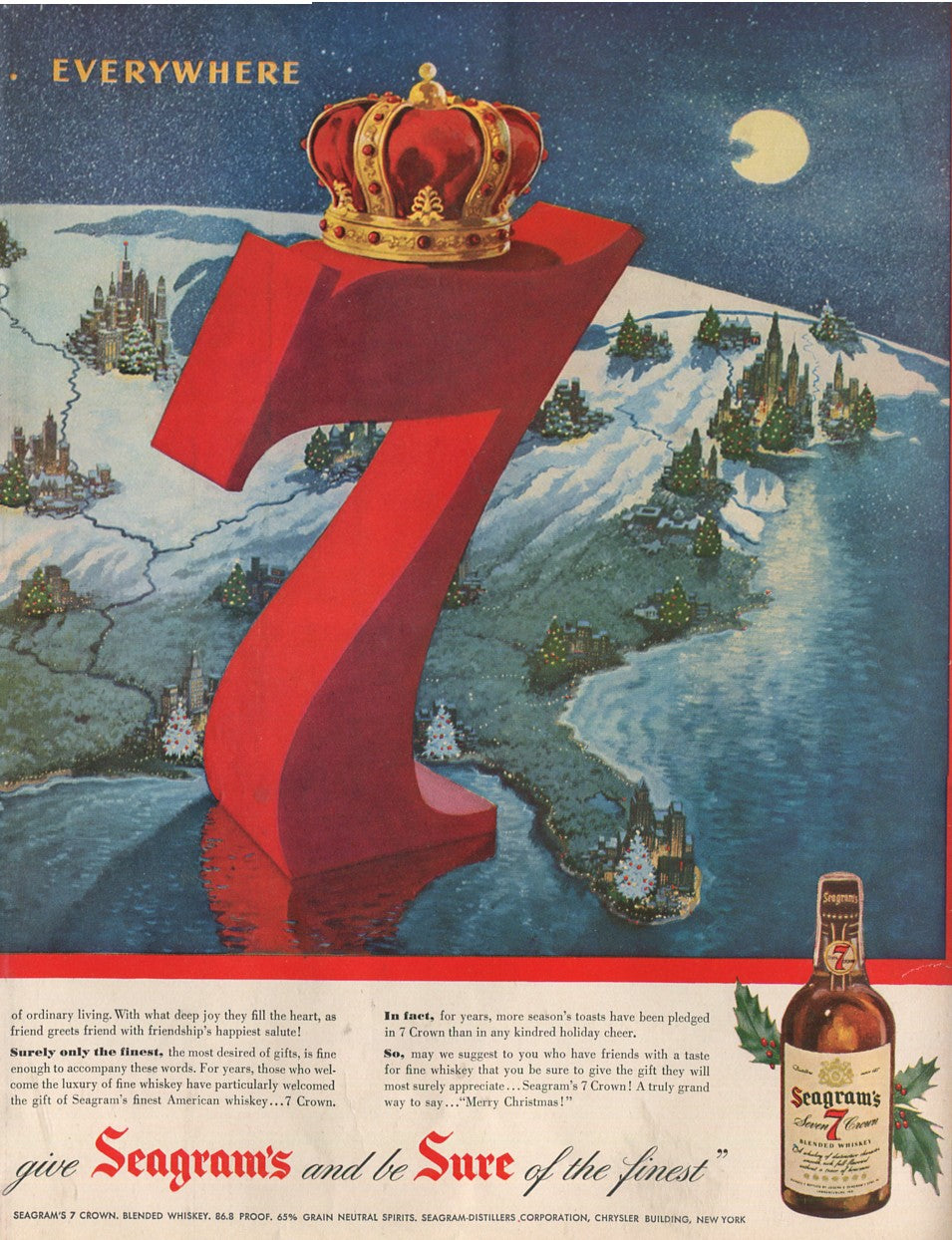 Antique Seagram’s Whiskey Advertisements – 50‑Ad Master Collection (1937–1972) – Canadian, American & Scotch – Historical Lot