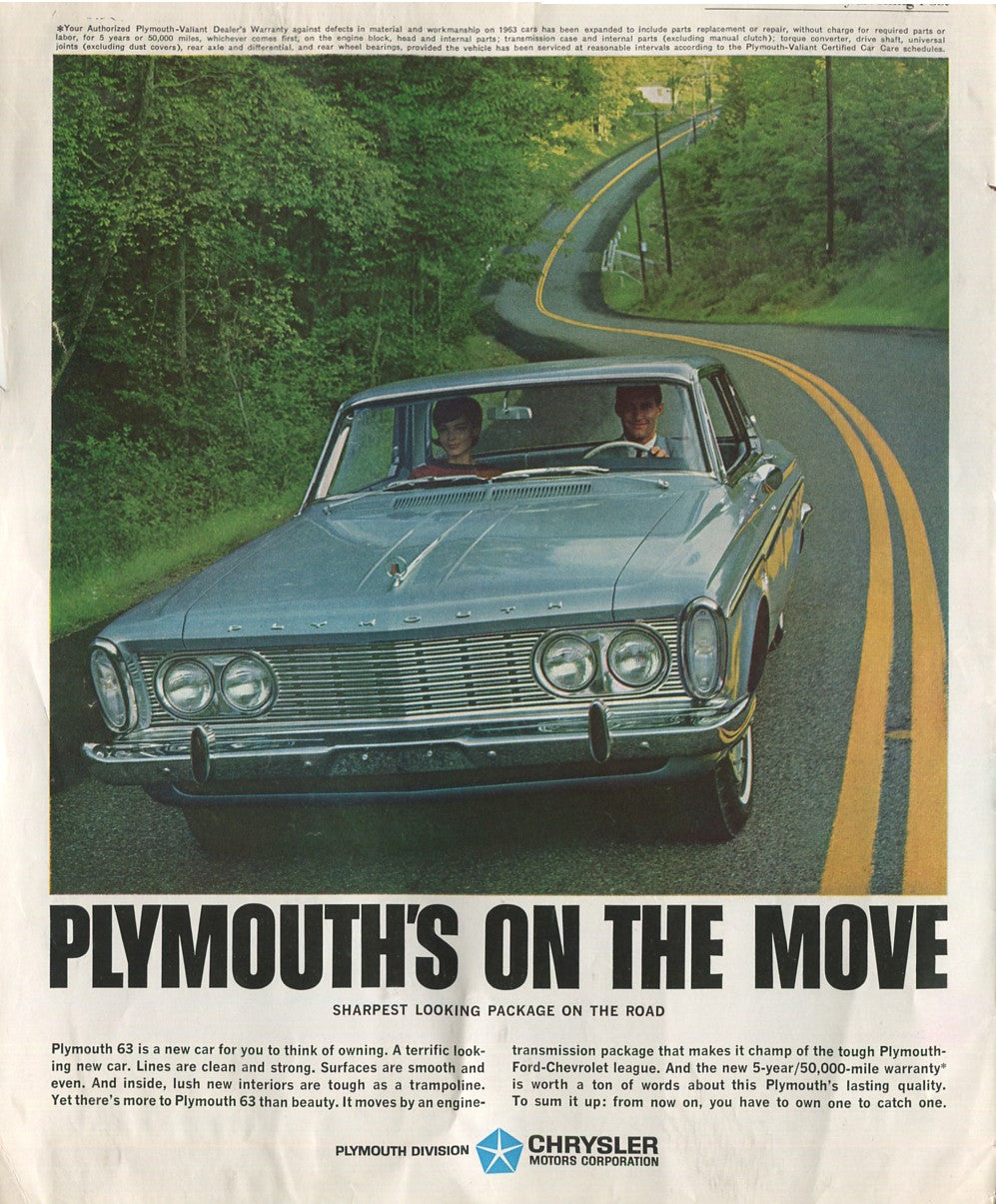 Vintage Plymouth Automobile Print Ads – Collection of 30 Original Magazine Advertisements (1934–1974) - Lot #1