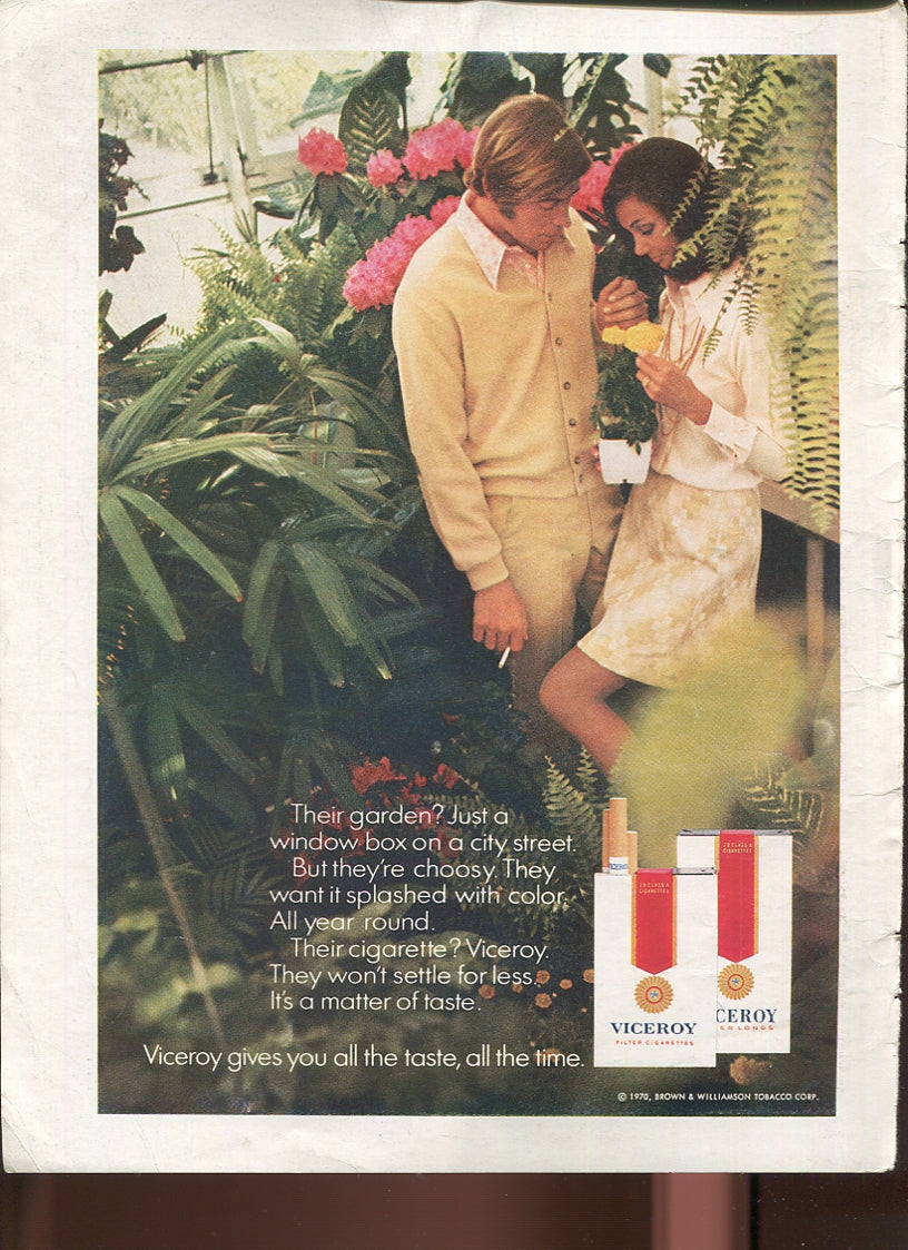 Viceroy Cigarette Vintage Ad Collection – 10 Original 1970s Prints – Lot #2