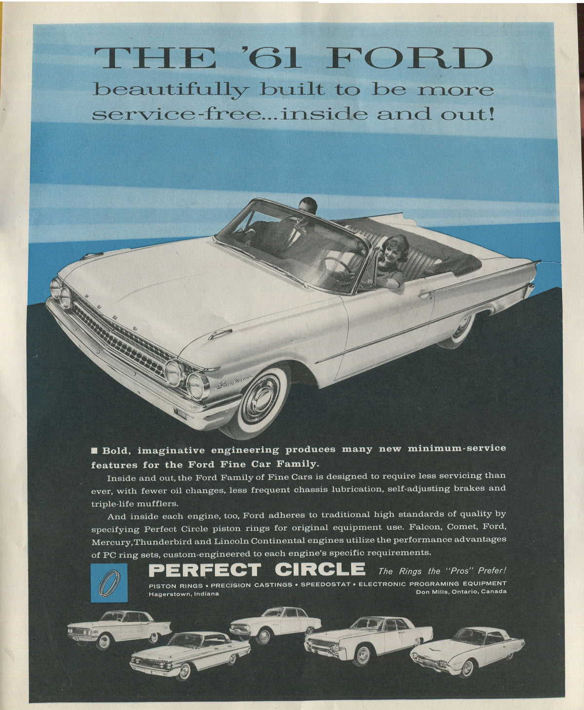 Antique Ford & Mercury Advertisements Collection – 1920s–1980s – 100 Original Vintage Automotive Ads - Lot #1