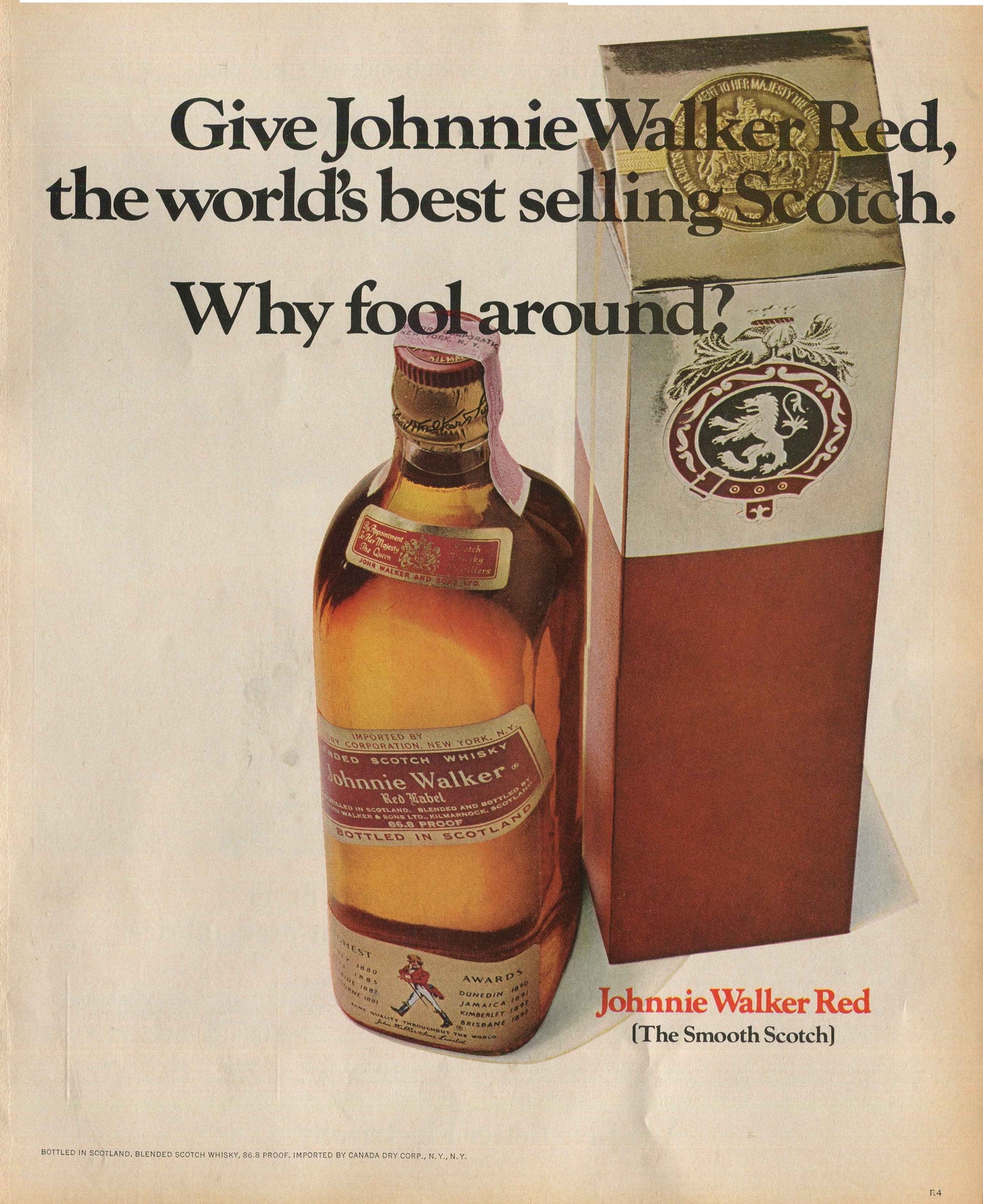 Johnnie Walker Scotch Whisky – Vintage Advertisement Collection (1930s–1960s) – Set of 10 - #1