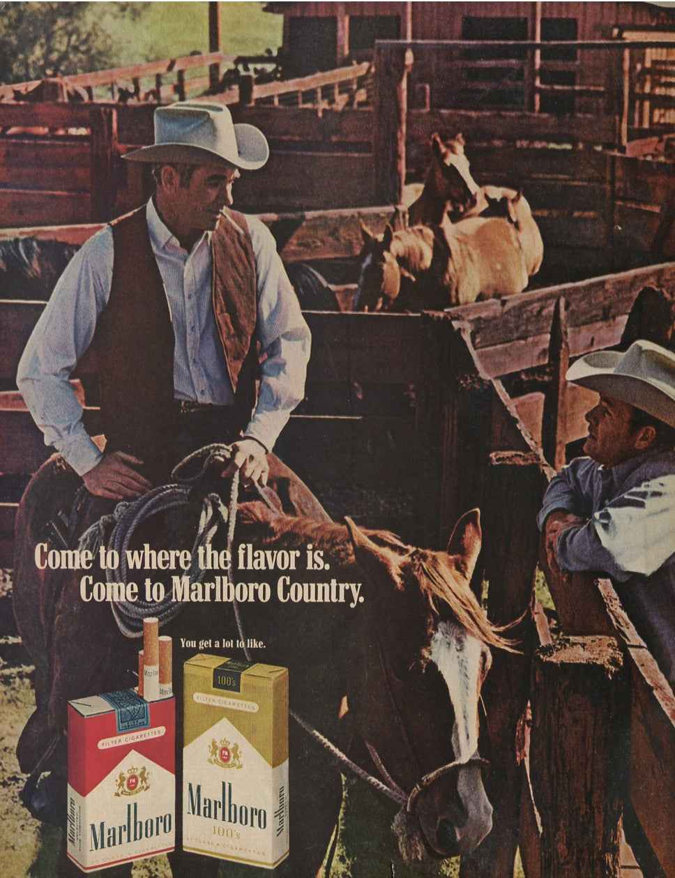 Antique Advertisements – Marlboro Cigarettes Family of Ads (1950s–1980s) – Lot of 10 Original Vintage Magazine Ads – Set #1