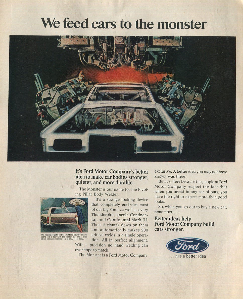 Antique Ford & Mercury Advertisements Collection – 1920s–1980s – 100 Original Vintage Automotive Ads - Lot #1