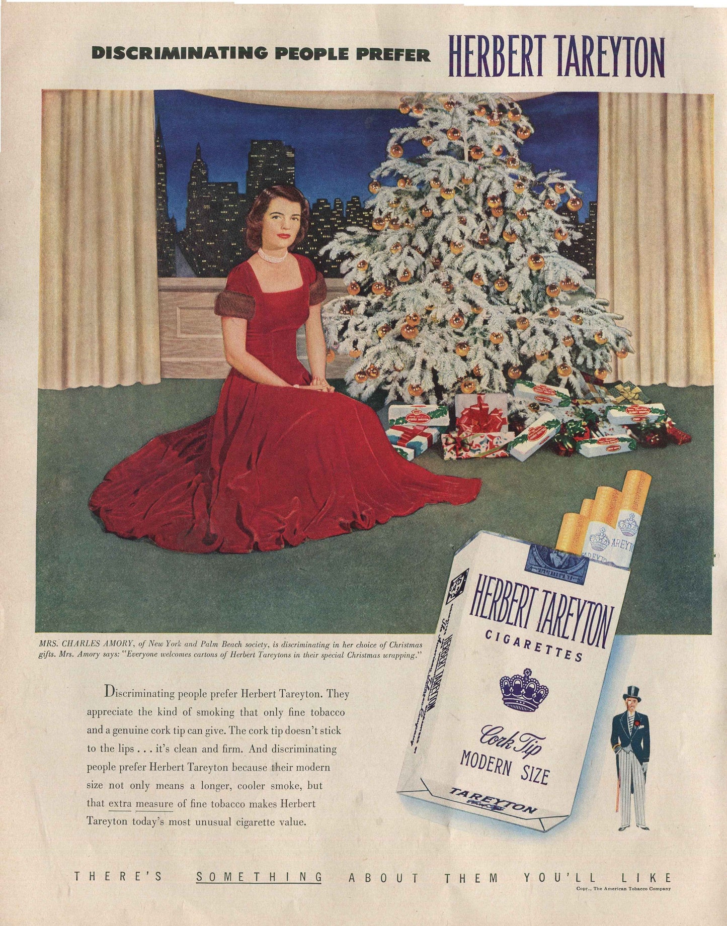 Antique Cigarette Advertisements – Herbert Tareyton Family of Ads – Complete Set of 10 – 1950s–1960s – Original Print Ads