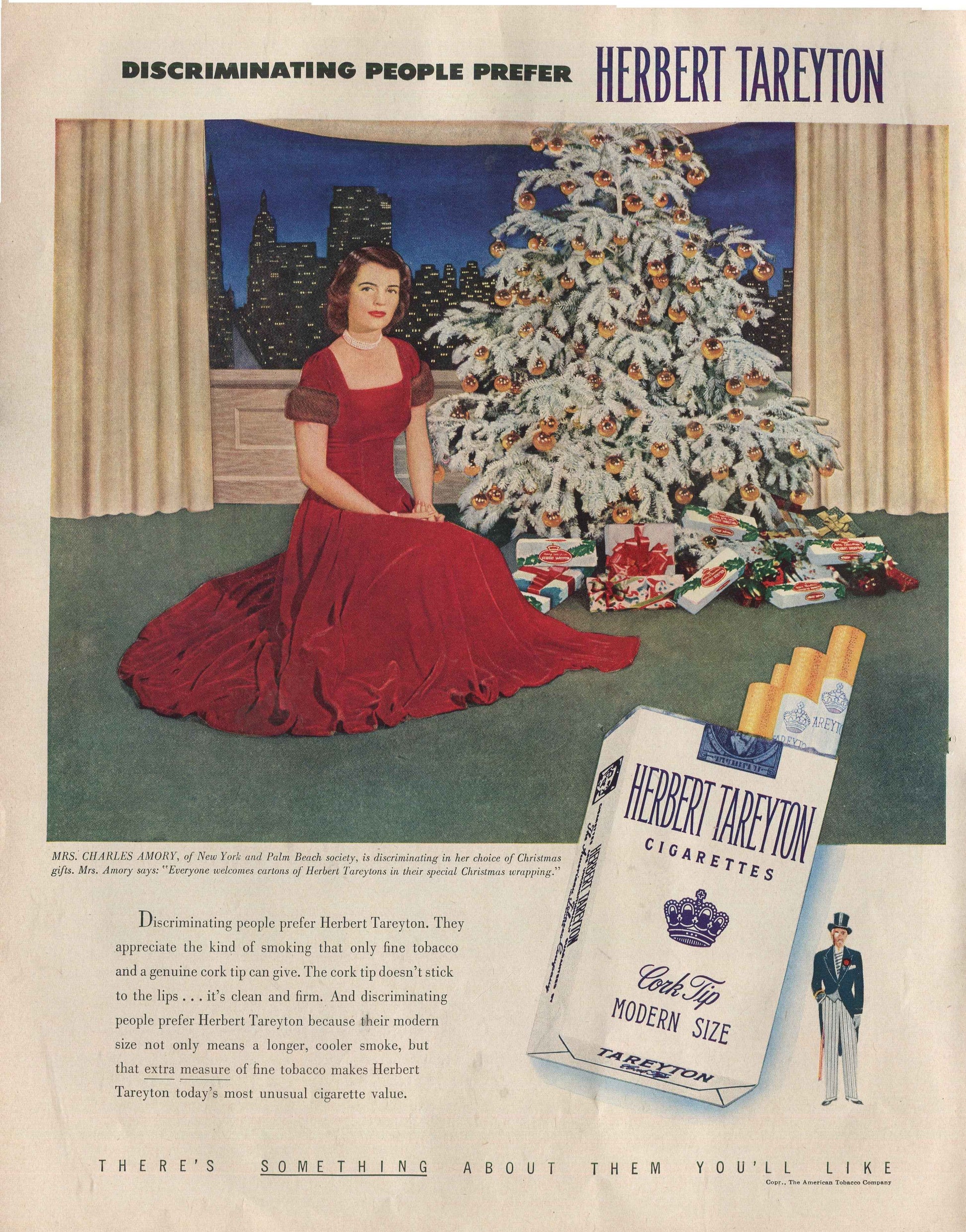Antique Cigarette Advertisements – Herbert Tareyton Family of Ads – Complete Set of 10 – 1950s–1960s – Original Print Ads