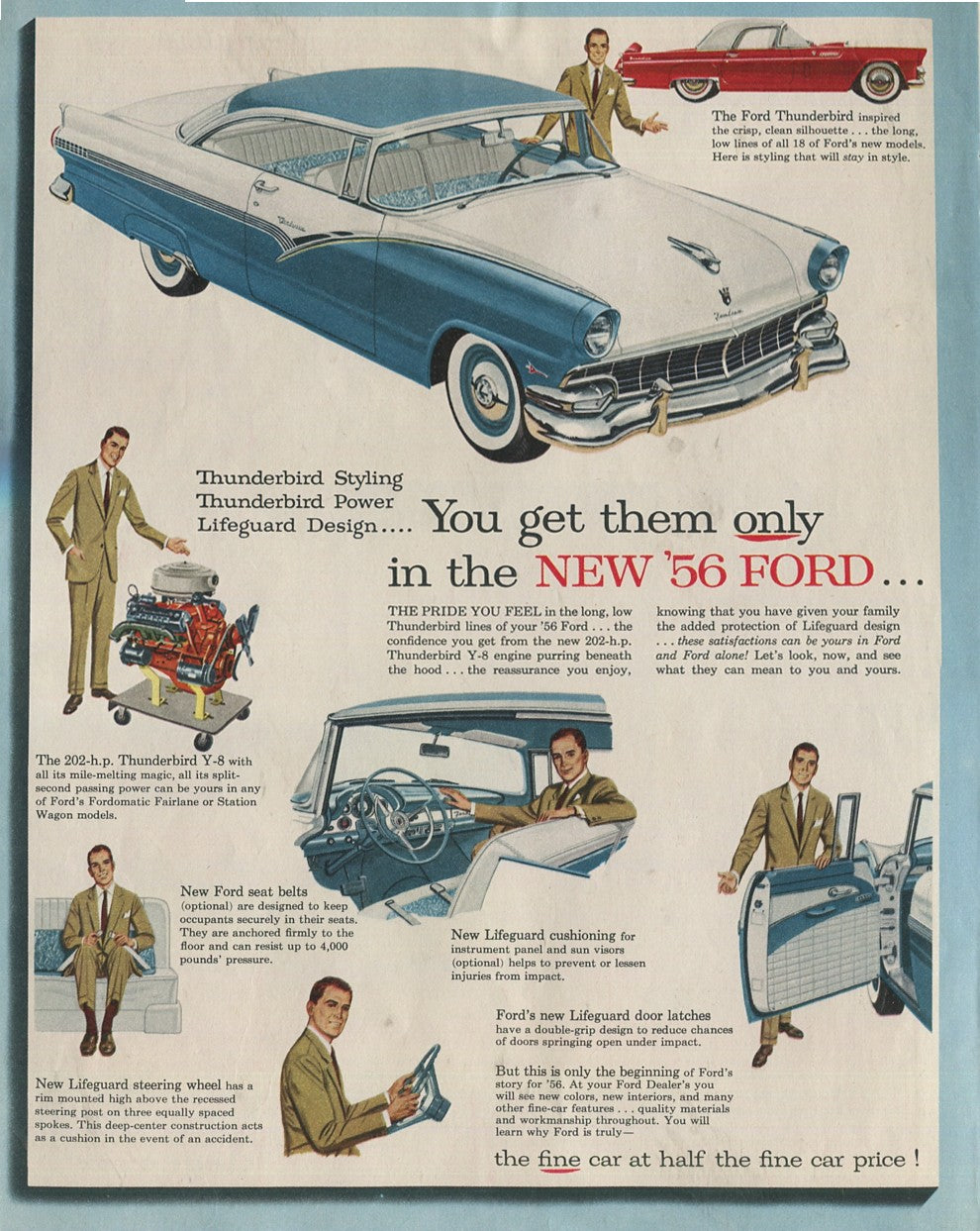 Antique Ford & Mercury Advertisements Collection – 1920s–1980s – 100 Original Vintage Automotive Ads - Lot #1