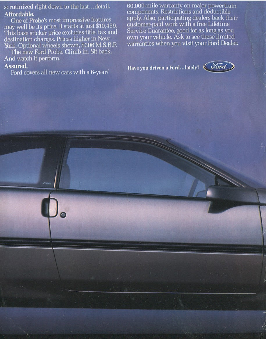 Antique Ford & Mercury Advertisements Collection – 1920s–1980s – 100 Original Vintage Automotive Ads - Lot #1