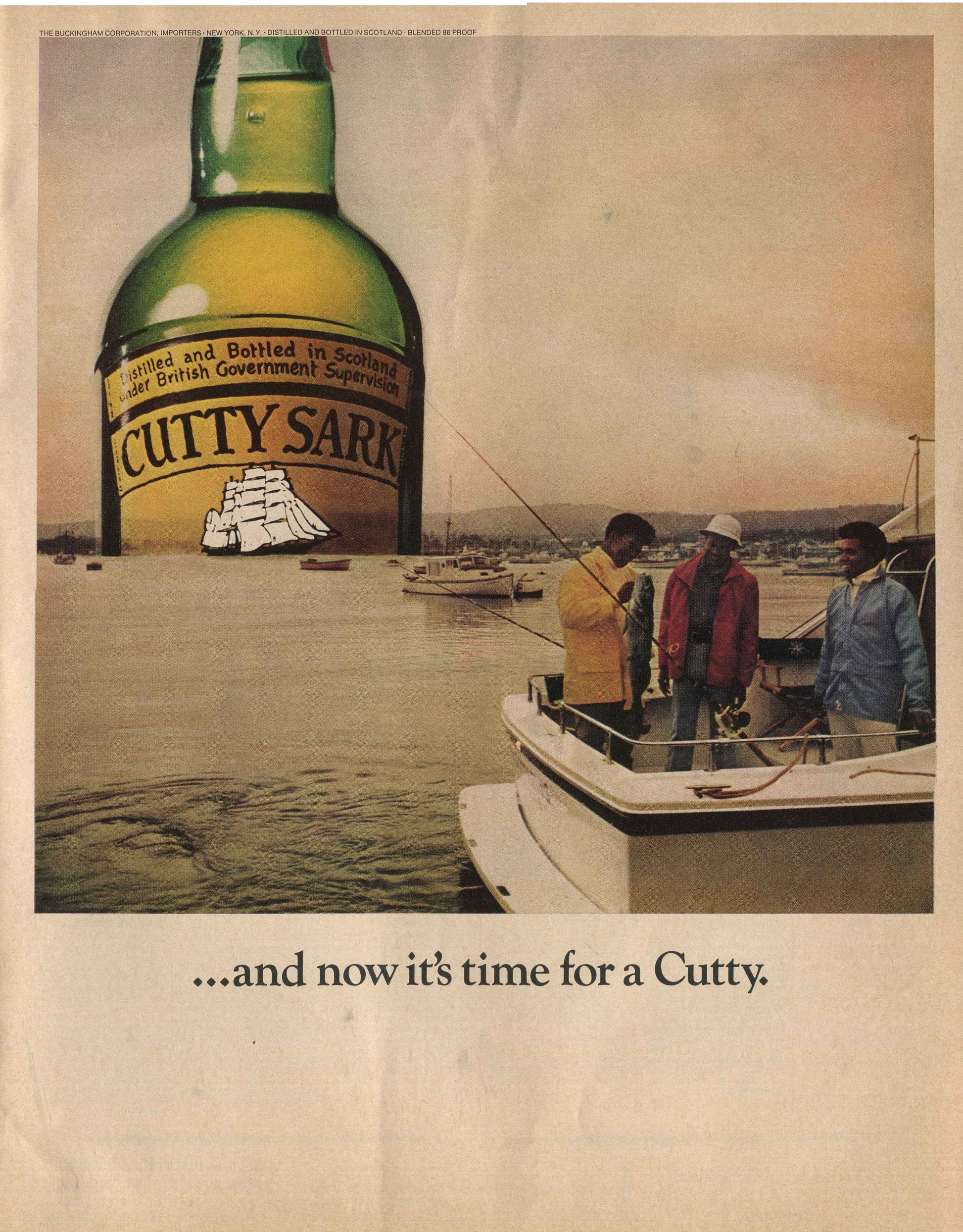 Cutty Sark Scotch Whisky Advertising Lot – 10 Original Magazine Ads (1959–1975) - #1