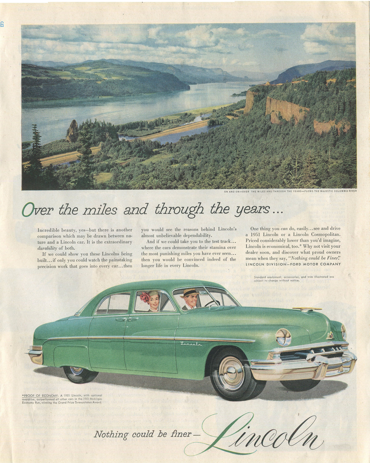 Lincoln & Mercury Vintage Advertising Collection – 60 Original Magazine Ads (1930–1974) – Continental, Capri, Cougar, Montego, Comet & More - Lot #1