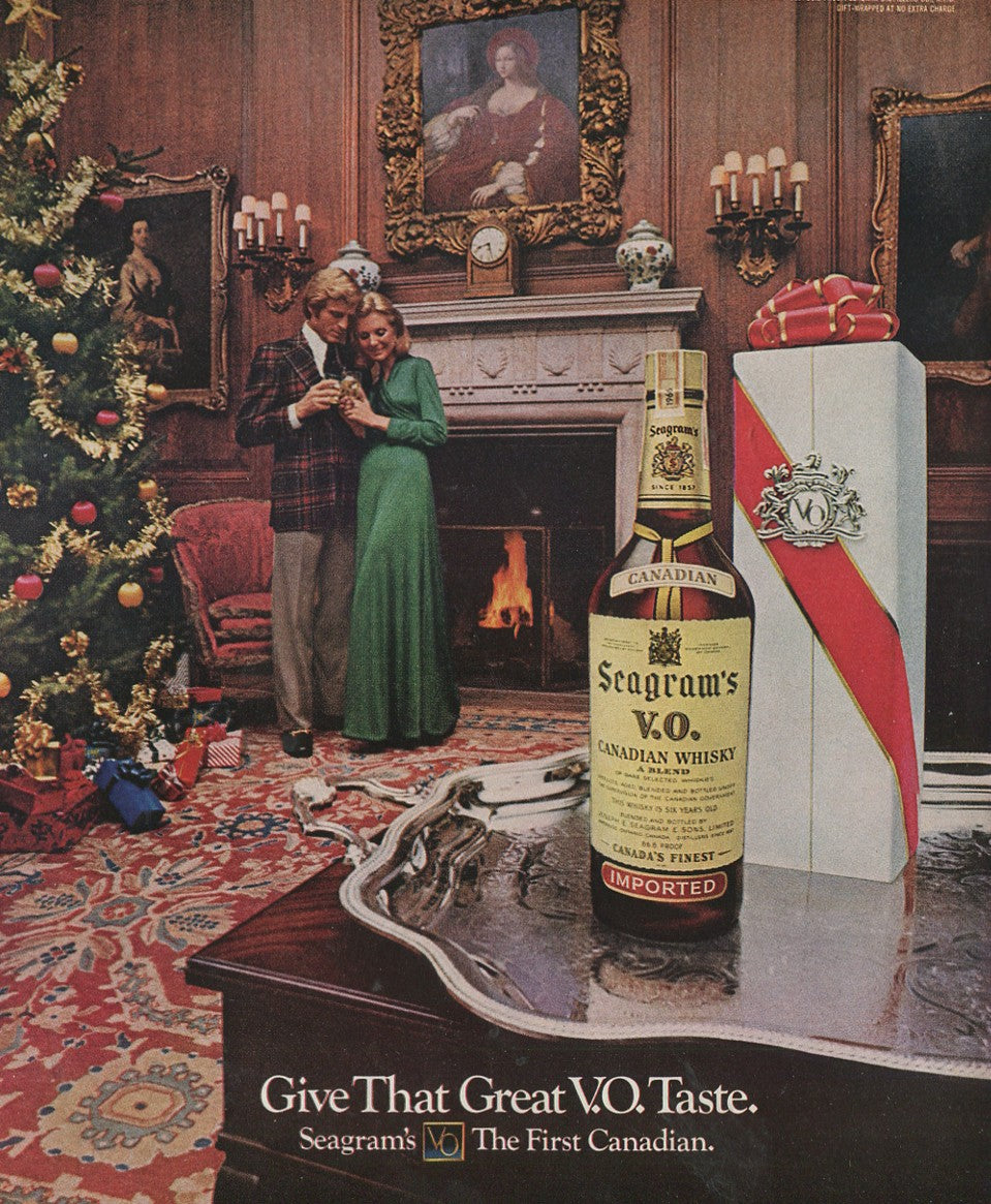 Antique Seagram’s Whiskey Advertisements – 50‑Ad Master Collection (1937–1972) – Canadian, American & Scotch – Historical Lot