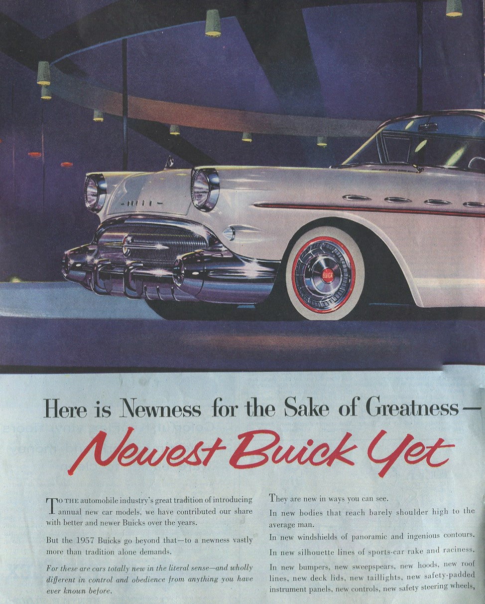 Antique Buick Advertisements – 20 Original GM Ads (1925–1972) – Lot #1