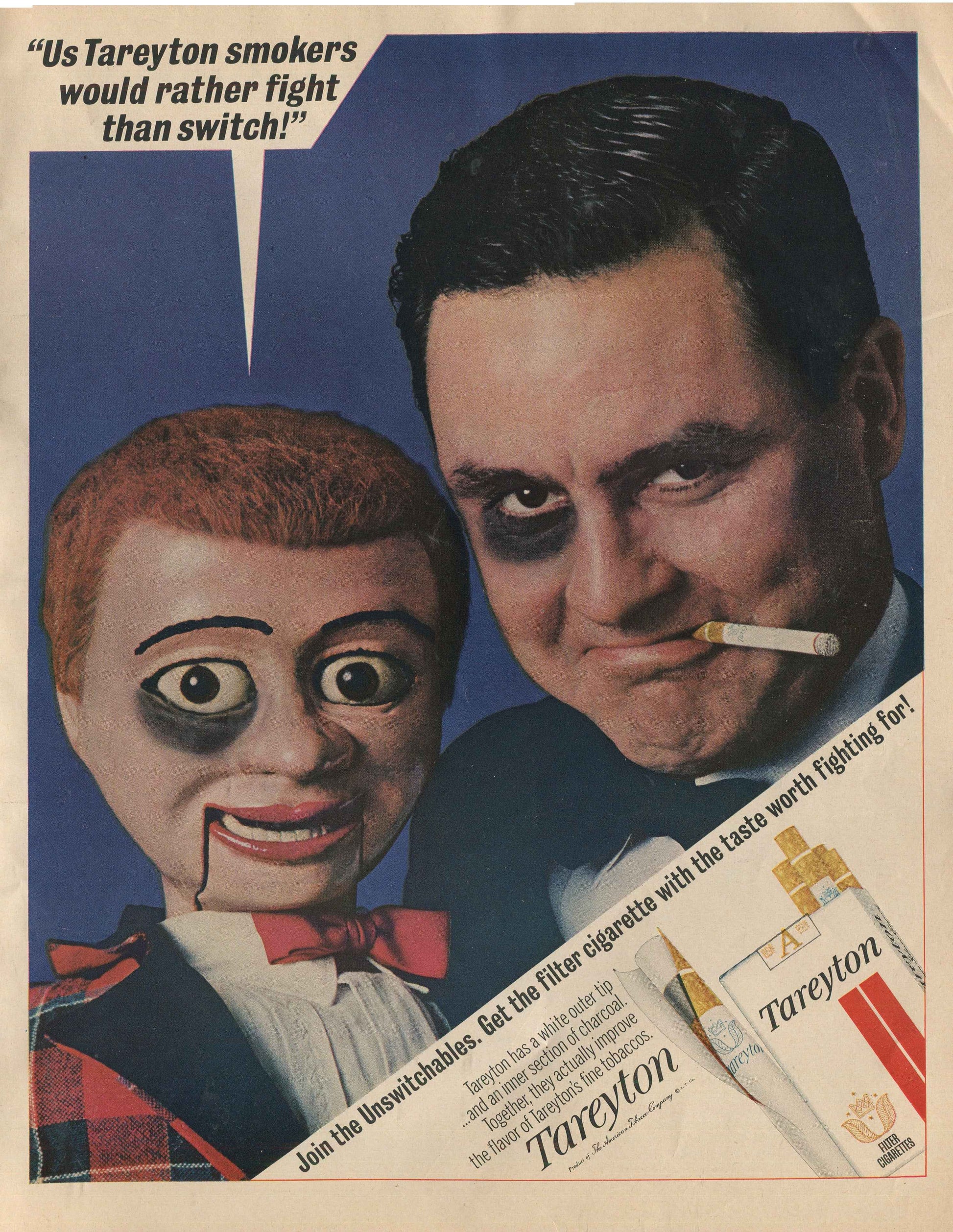 Antique Cigarette Advertisements – Herbert Tareyton Family of Ads – Complete Set of 10 – 1950s–1960s – Original Print Ads
