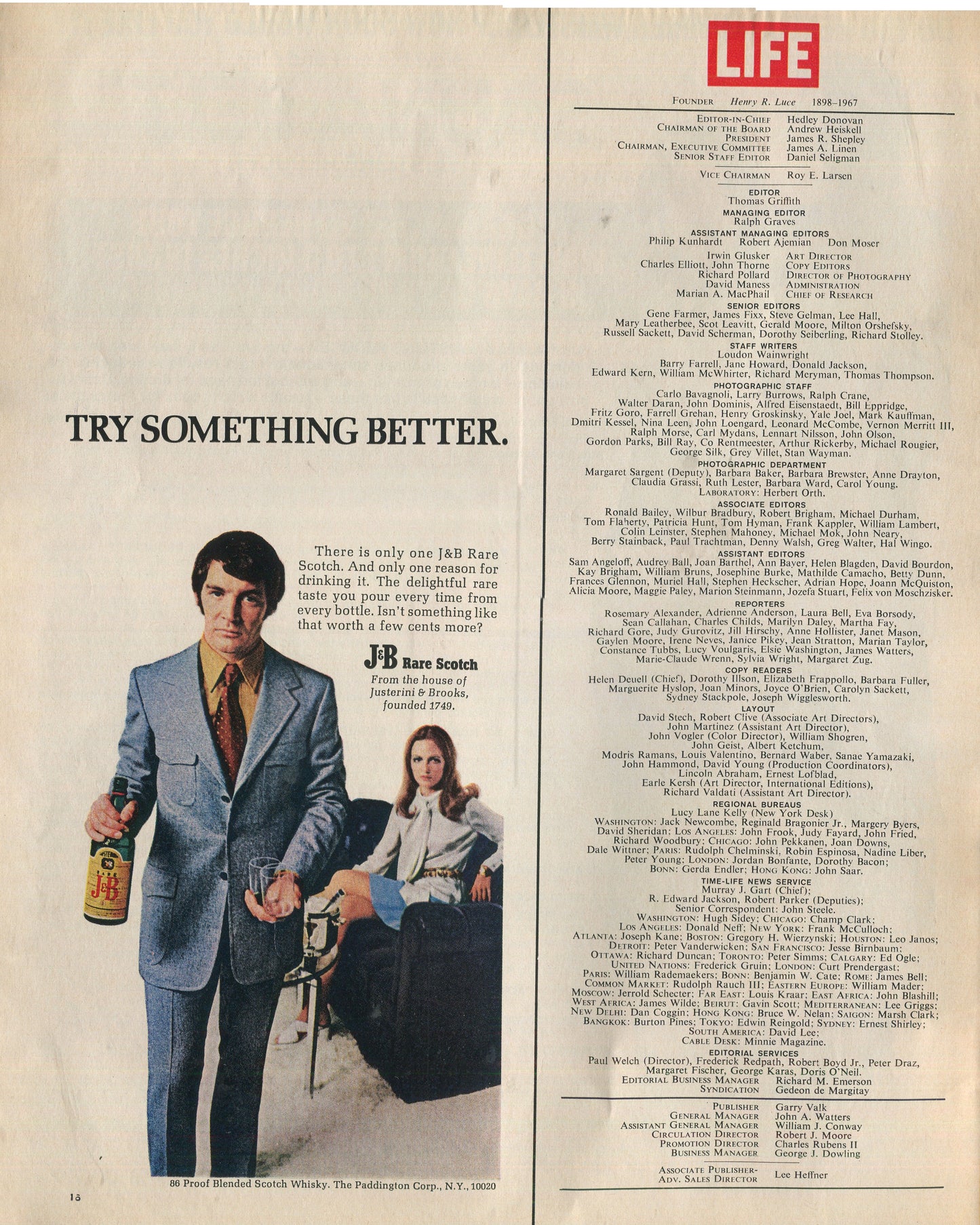 Antique J&B Rare Scotch Whiskey Advertisements – Complete 10‑Ad Family Set (1960s–1970s) #1