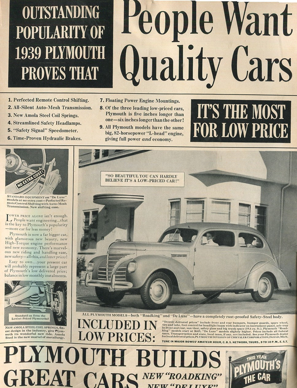 Vintage Plymouth Automobile Print Ads – Collection of 30 Original Magazine Advertisements (1934–1974) - Lot #1