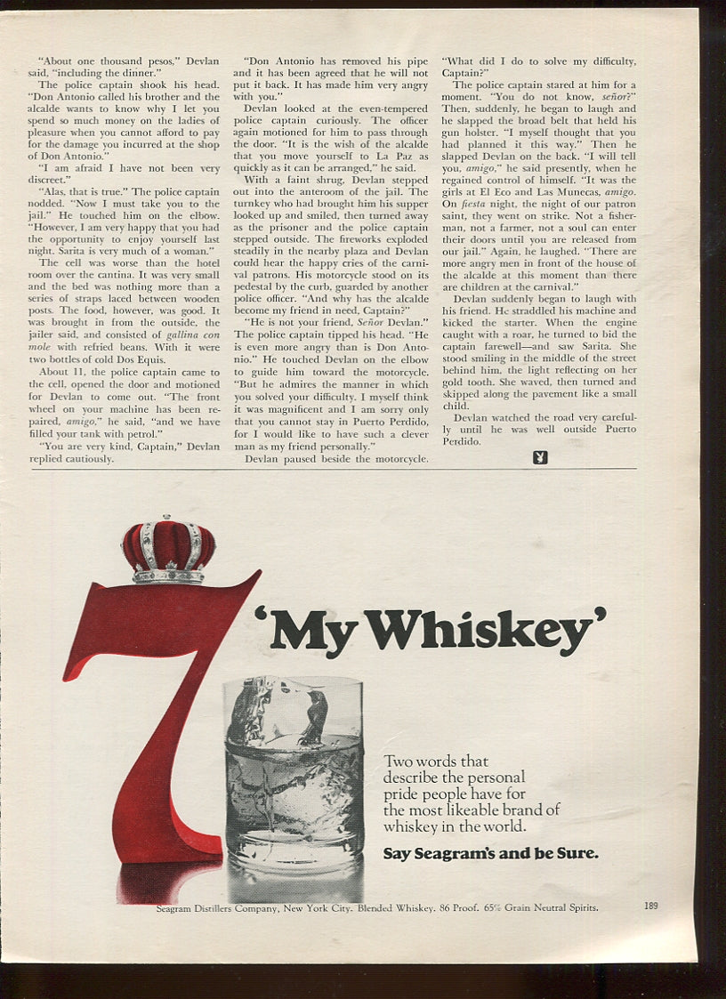 Antique Seagram’s Whiskey Advertisements – 50‑Ad Master Collection (1937–1972) – Canadian, American & Scotch – Historical Lot