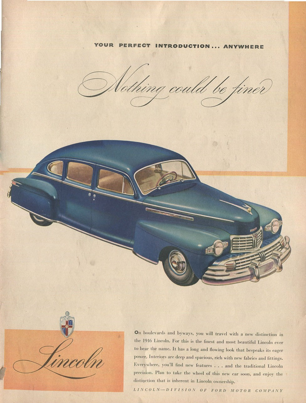 Lincoln & Mercury Vintage Advertising Collection – 60 Original Magazine Ads (1930–1974) – Continental, Capri, Cougar, Montego, Comet & More - Lot #1