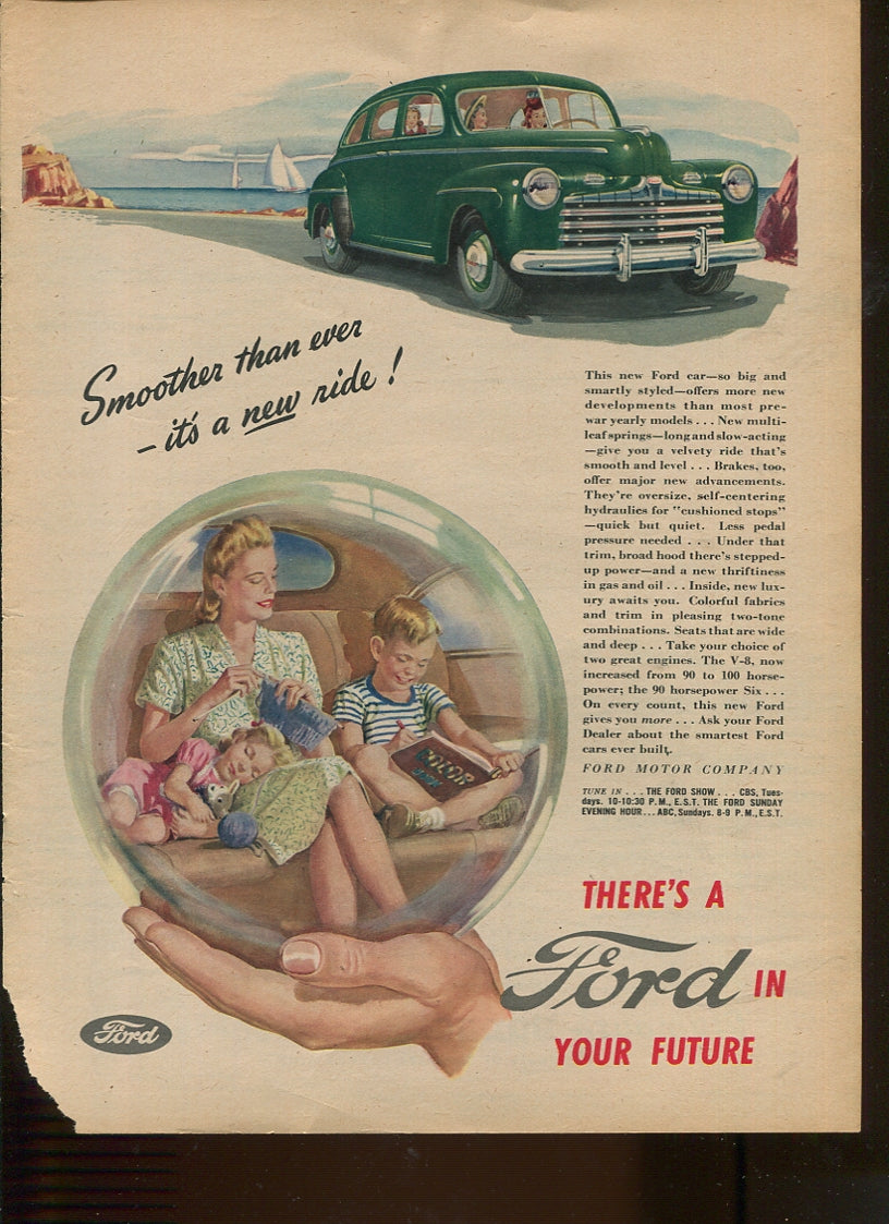 Antique Ford & Mercury Advertisements Collection – 1920s–1980s – 100 Original Vintage Automotive Ads - Lot #1
