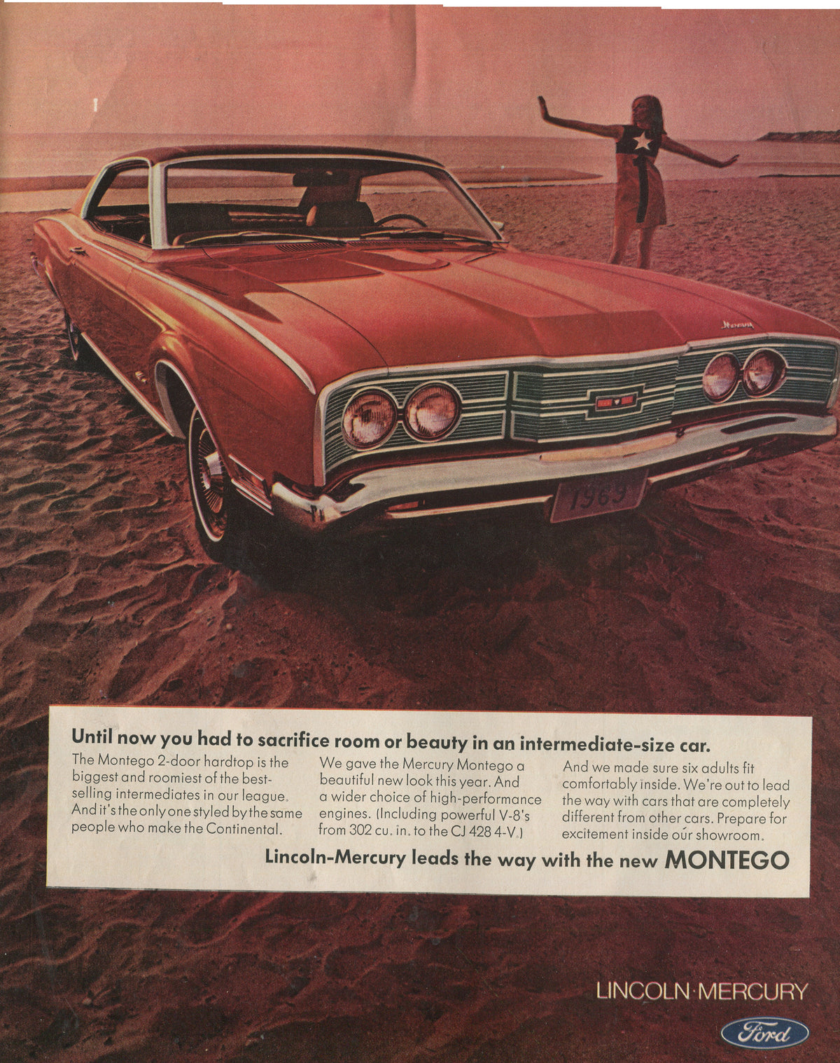 Lincoln & Mercury Vintage Advertising Collection – 60 Original Magazine Ads (1930–1974) – Continental, Capri, Cougar, Montego, Comet & More - Lot #1