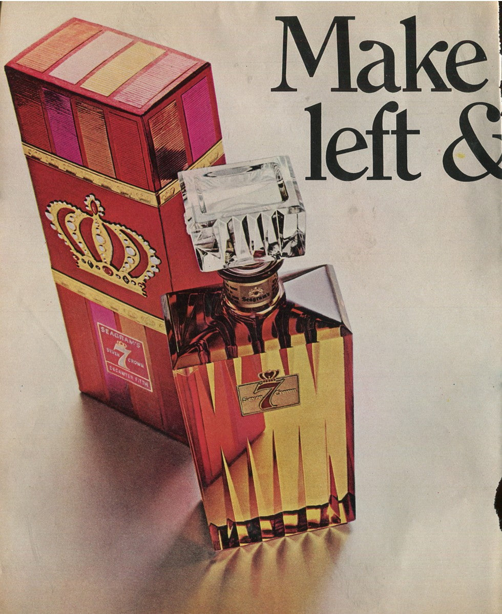 Antique Seagram’s Whiskey Advertisements – 50‑Ad Master Collection (1937–1972) – Canadian, American & Scotch – Historical Lot