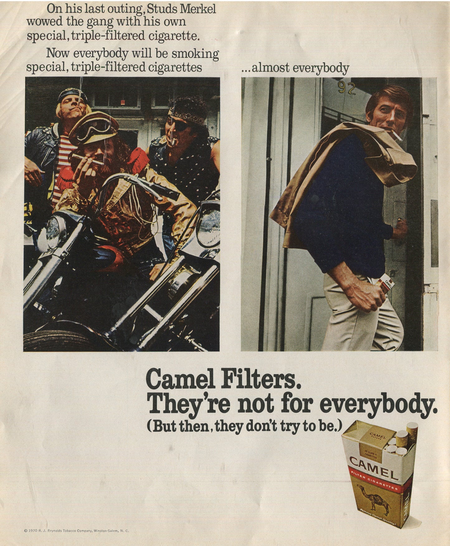 Antique Camel Cigarettes Advertisements (10 Total) – 1930s–1970s – Lot #1