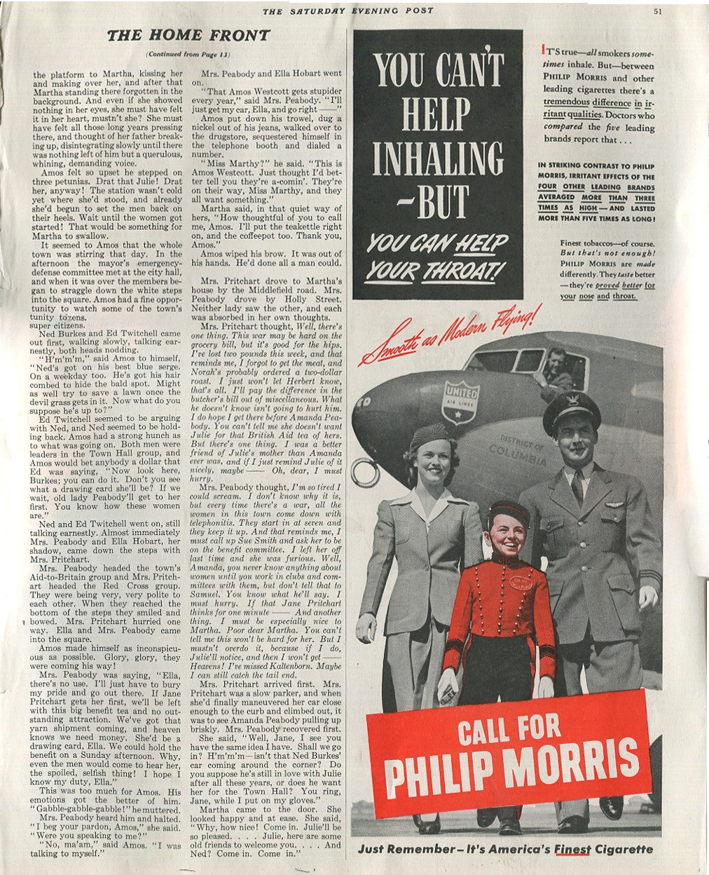 Antique Philip Morris Cigarette Advertisements – Complete 10‑Ad Collection (1940s–1950s) – Lot #2