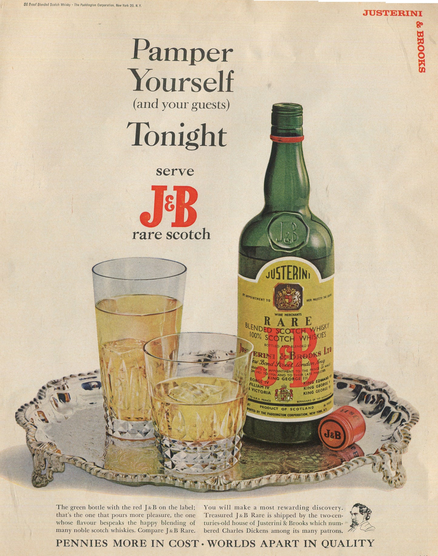 Antique J&B Rare Scotch Whiskey Advertisements – Complete 10‑Ad Family Set (1960s–1970s) #1