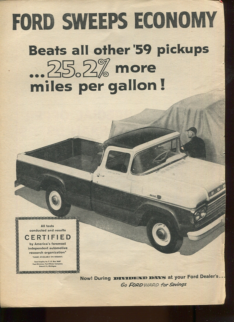 Antique Ford & Mercury Advertisements Collection – 1920s–1980s – 100 Original Vintage Automotive Ads - Lot #1