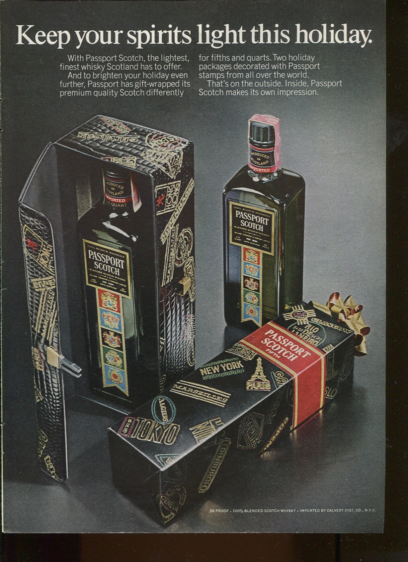 Antique Advertisements – Calvert Family of Ads (1941–1972) – Master Lot of 40 Ads - Lot #1