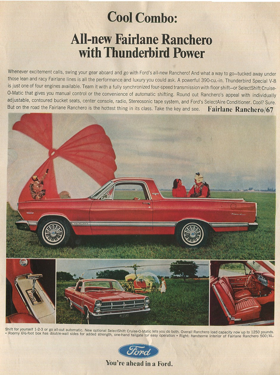 Antique Ford & Mercury Advertisements Collection – 1920s–1980s – 100 Original Vintage Automotive Ads - Lot #1