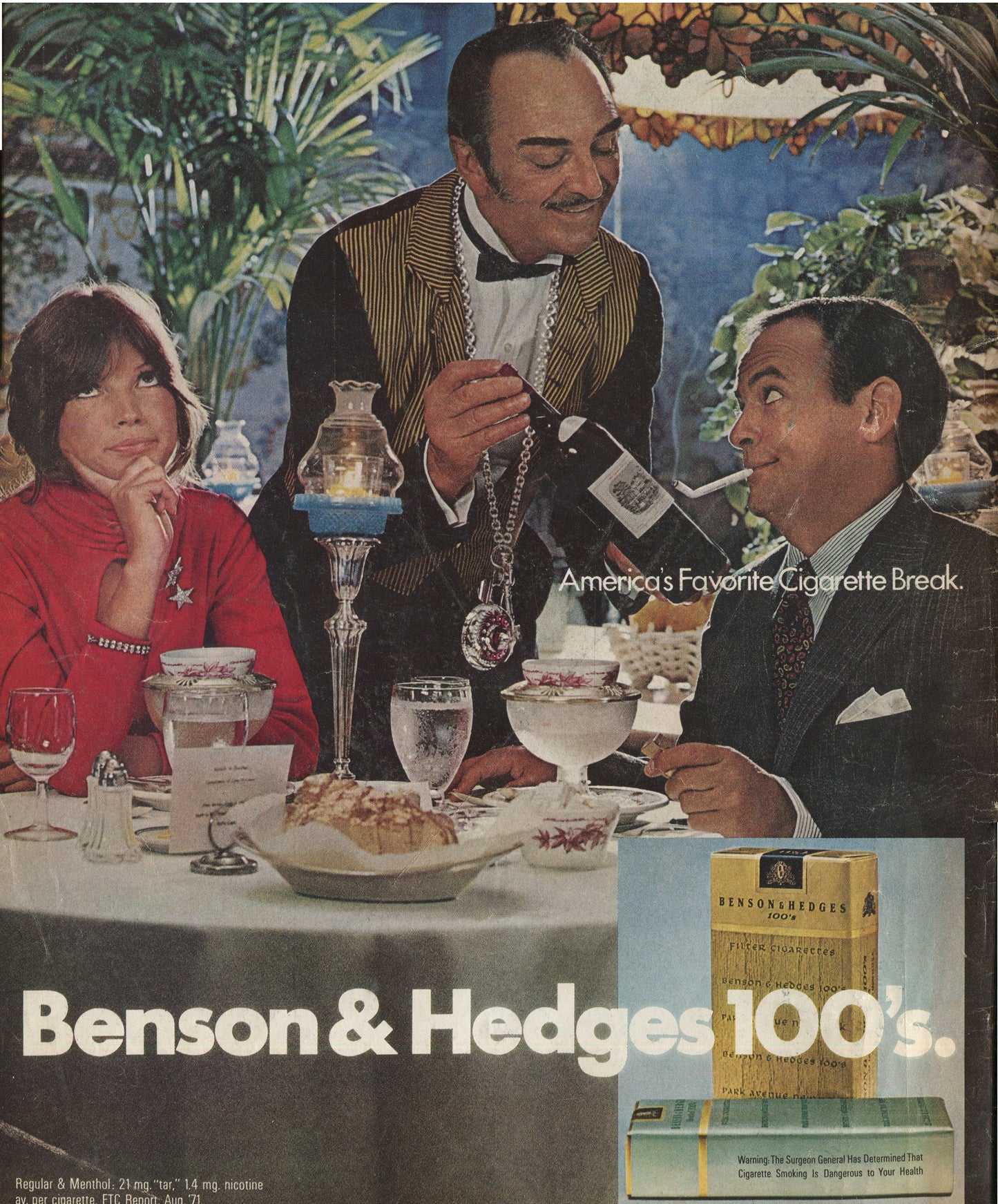 Benson & Hedges Family of Vintage Advertisements – 10 Original Ads (1960s–1980s) - Lot #1